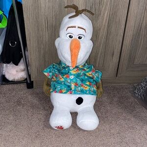 Build a Bear -Olaf Plush Toy with Hawaiian Shirt